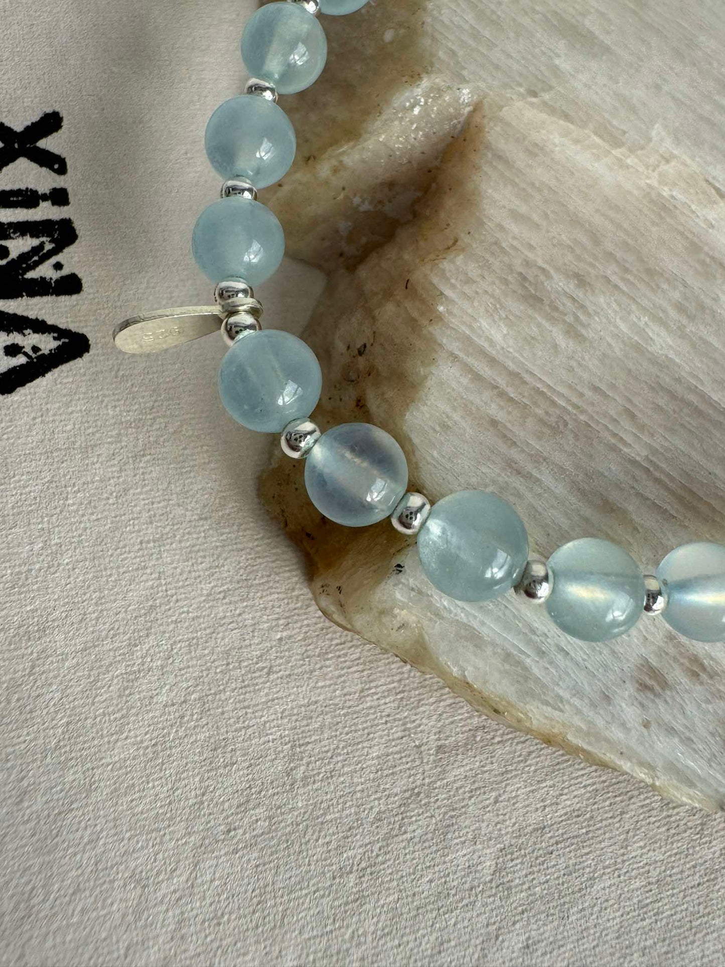 Aquamarine 4mm Bracelet