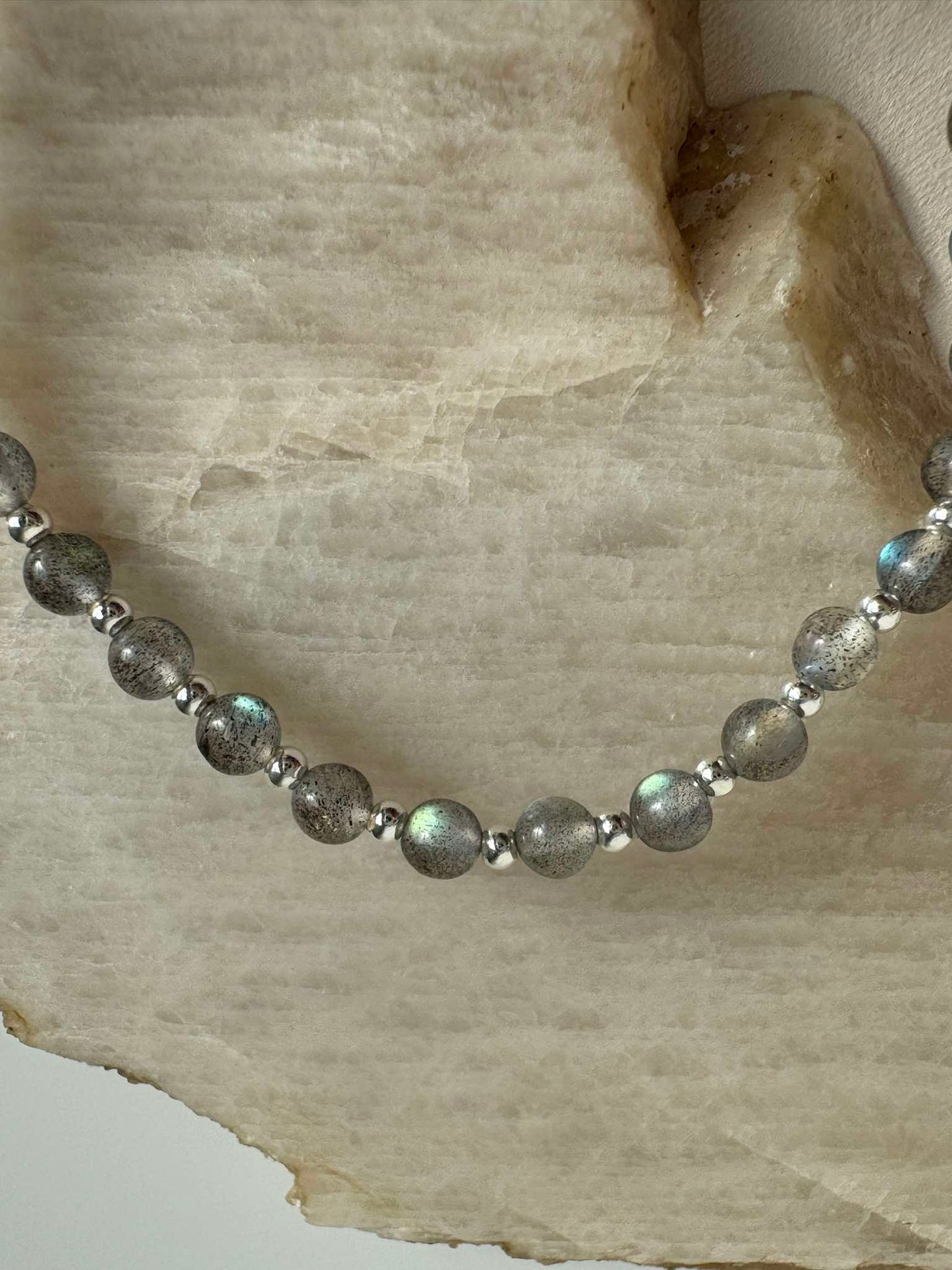 Labradorite 4mm Bracelet