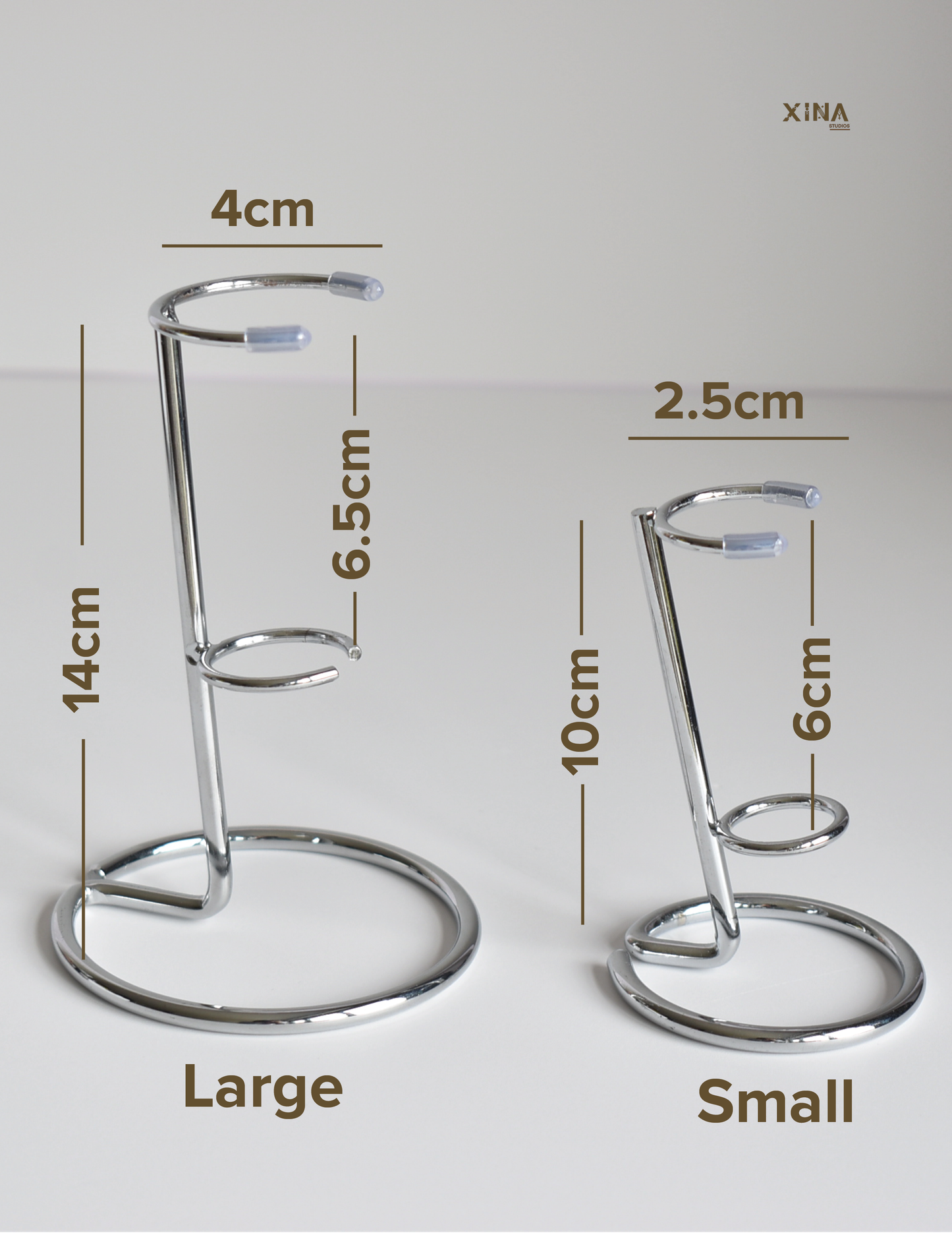 Wands Silver Metal Stand
