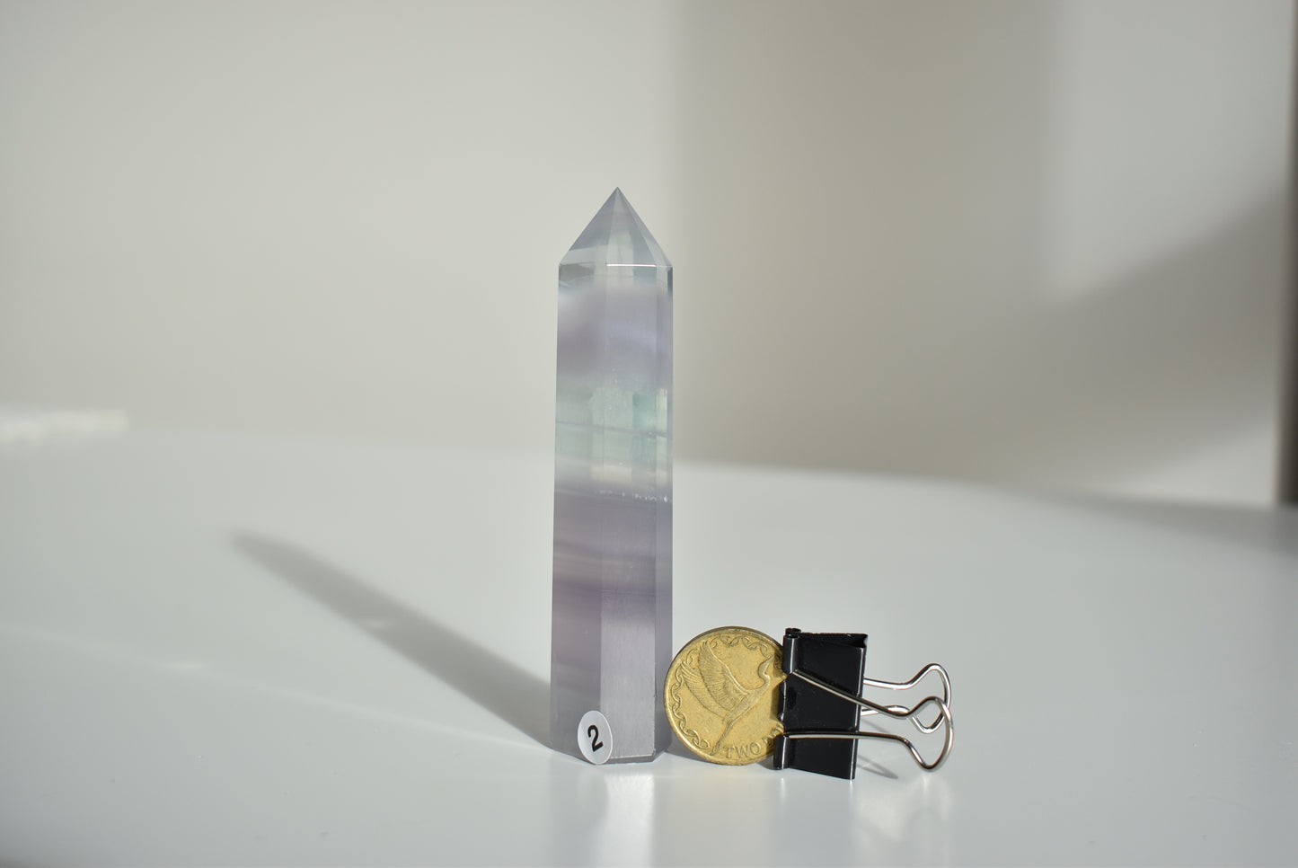 Lavender Fluorite Point #2