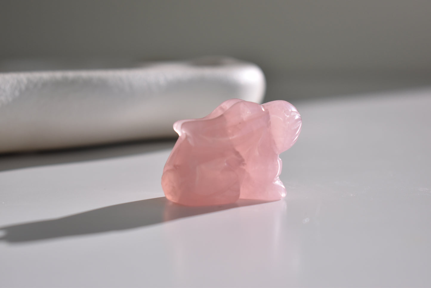 Rose Quartz Ribbit