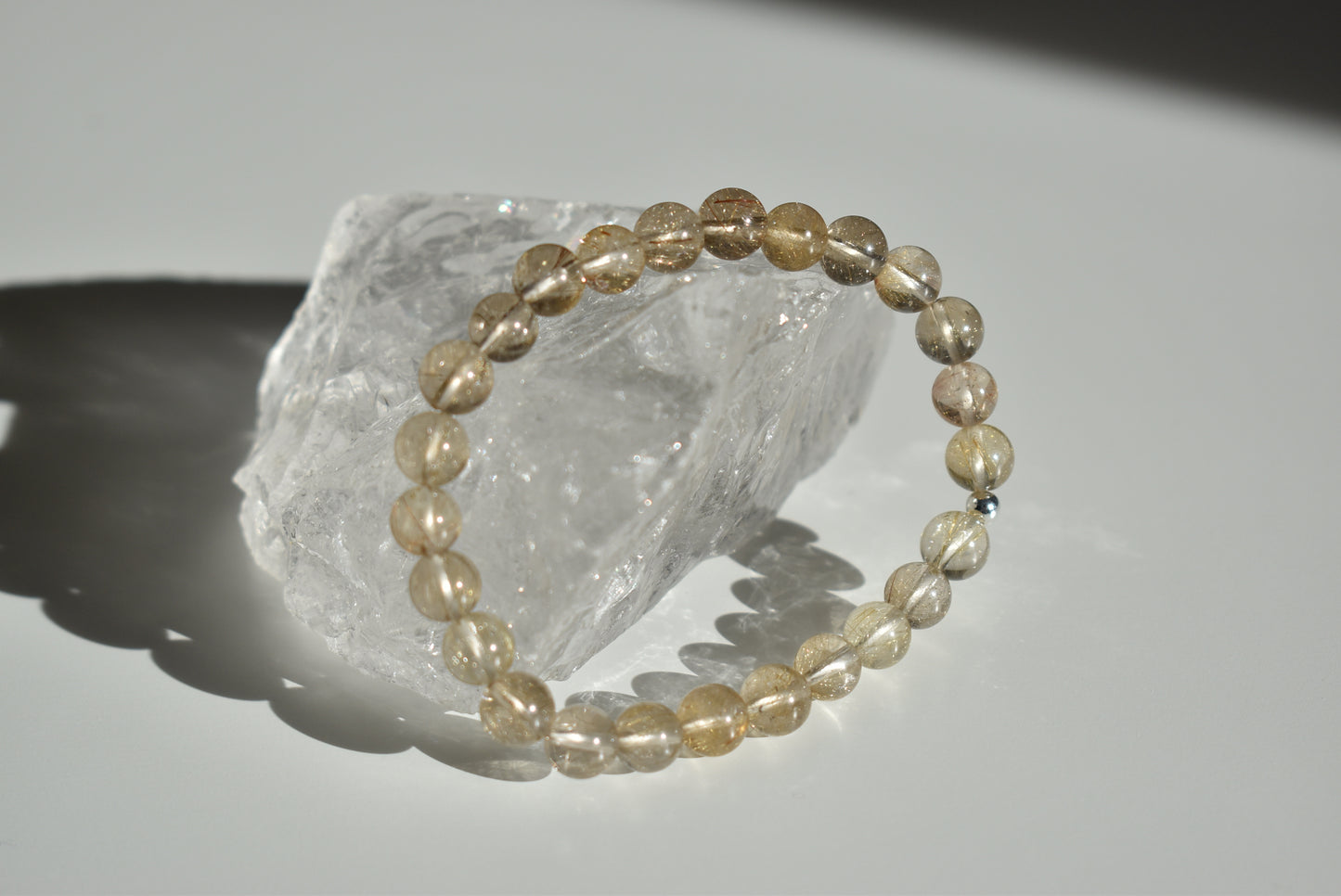 Golden Rutile Quartz Bracelet 8mm