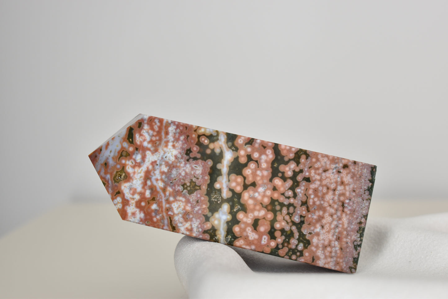 Old Stock Orbicular Ocean Jasper Point 267g