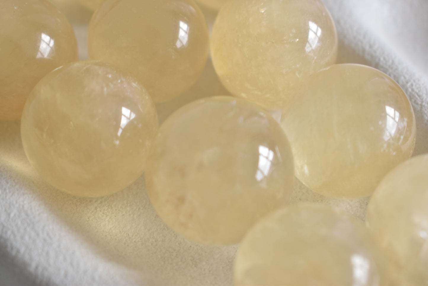 Honey Calcite Sphere 3cm