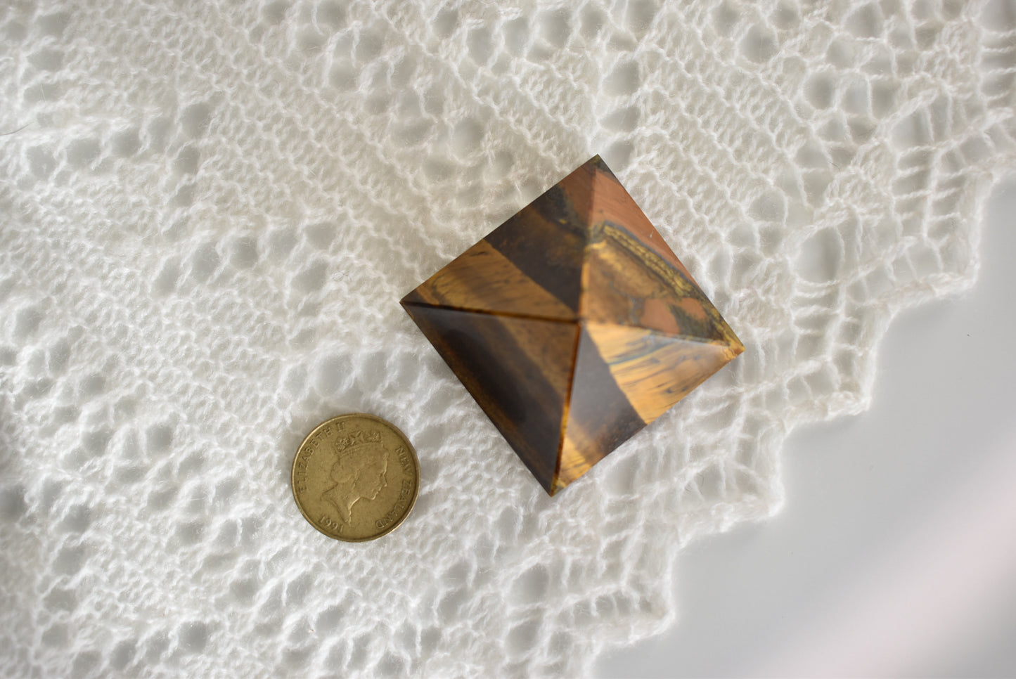 Tigers Eye Pyramid