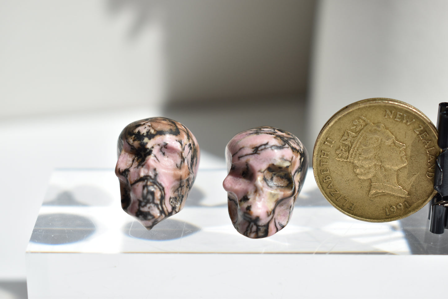 Rhodonite Skull (small)