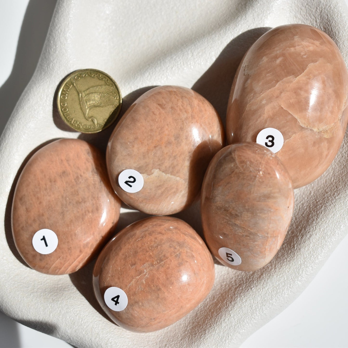 Peach Moonstone Palmstone