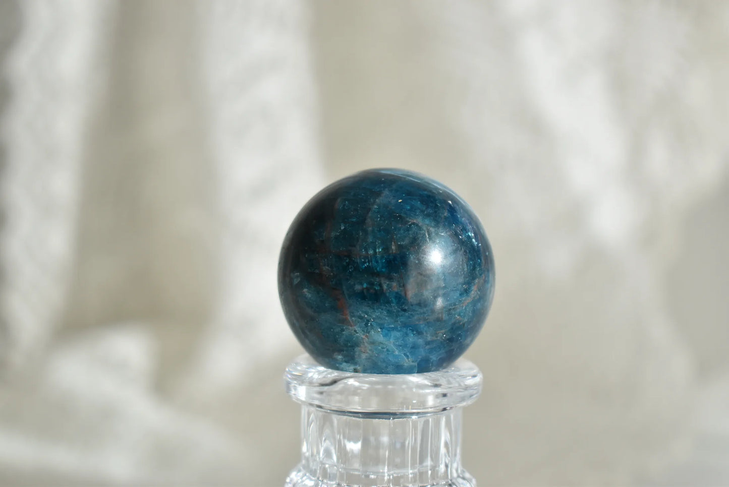Blue Apatite Sphere 3.8cm #3
