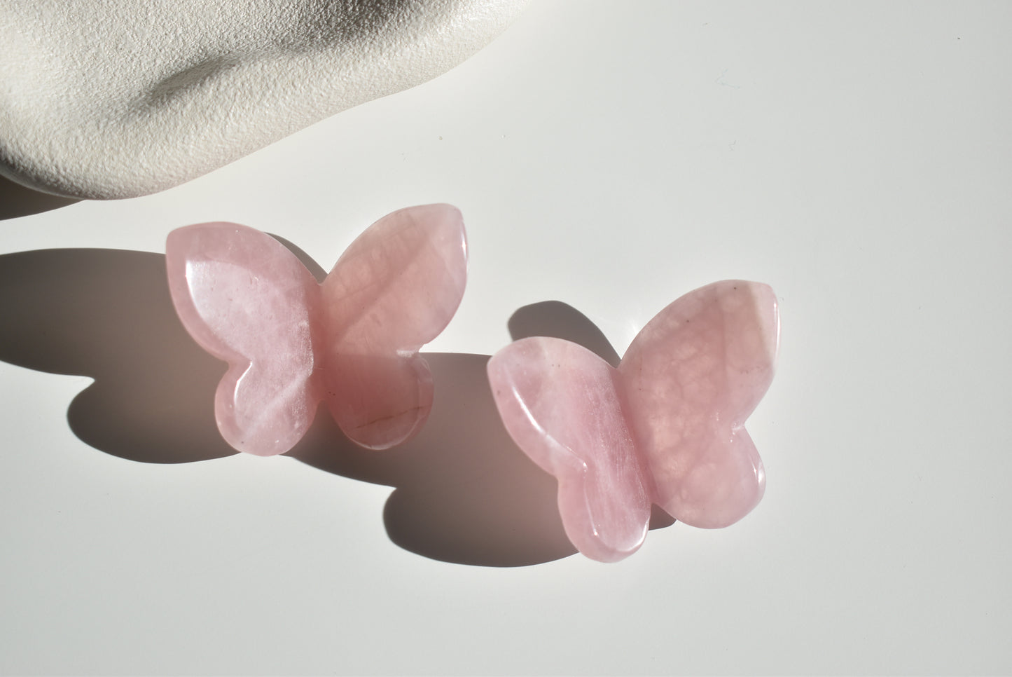 Rose Quartz Butterfly