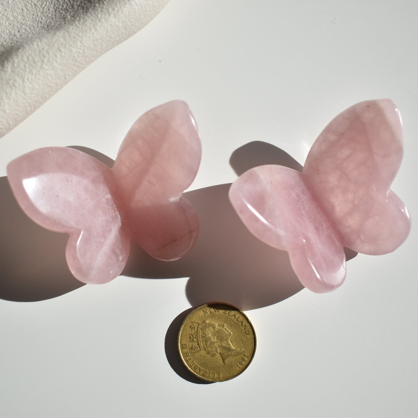 Rose Quartz Butterfly