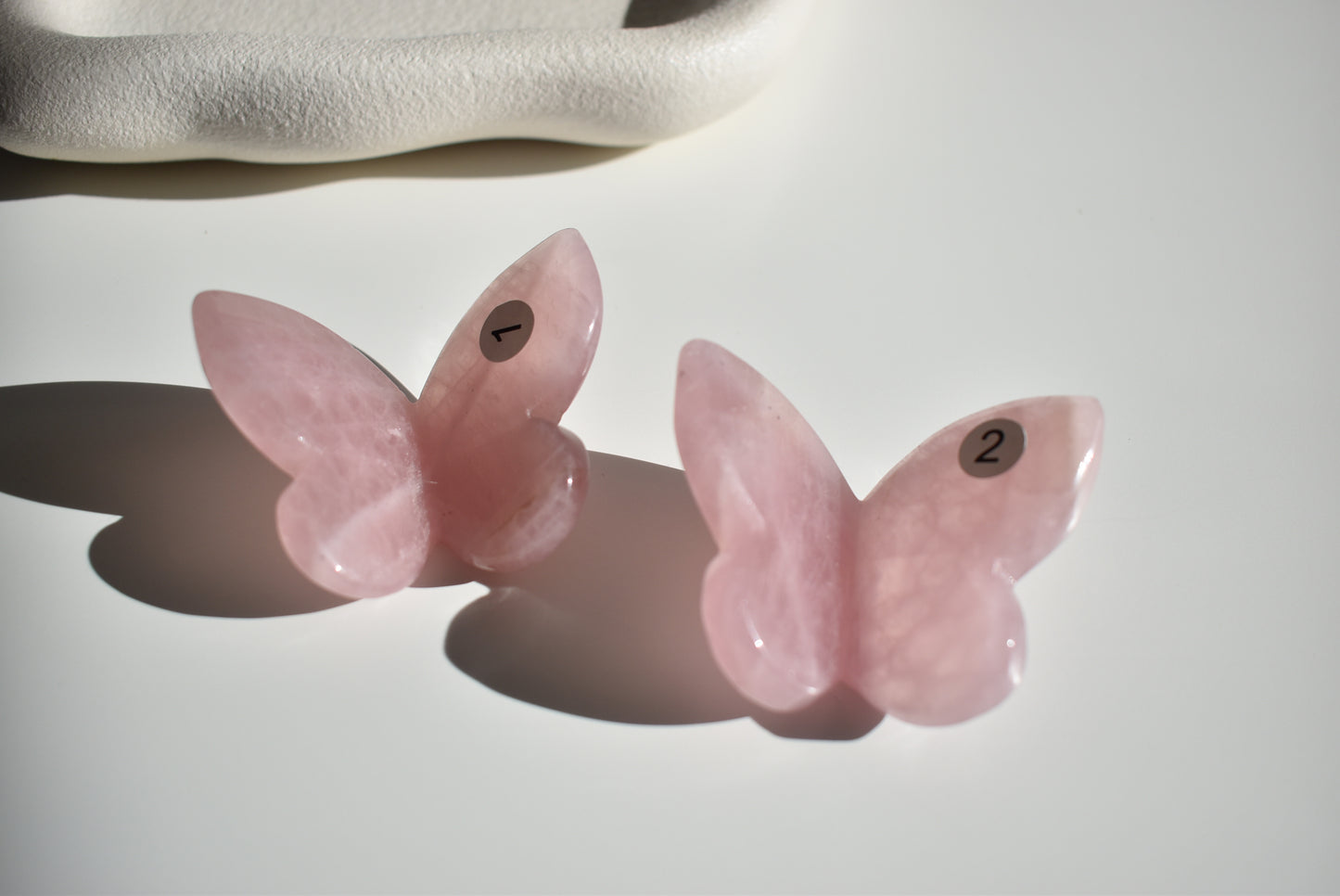 Rose Quartz Butterfly