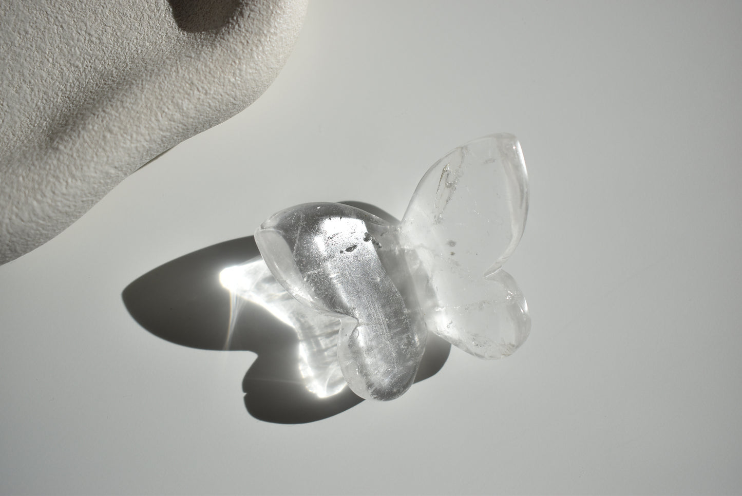 Clear Quartz Butterfly