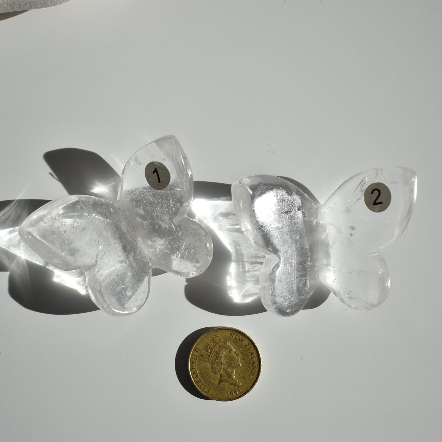 Clear Quartz Butterfly