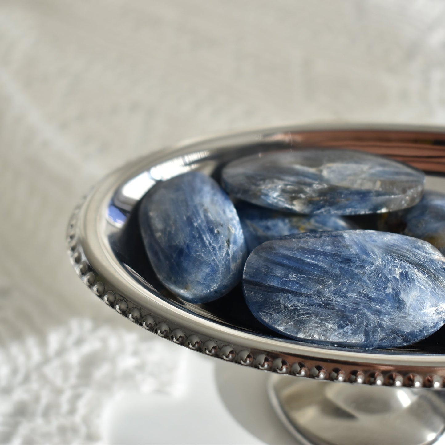 Blue Kyanite Palm Stone