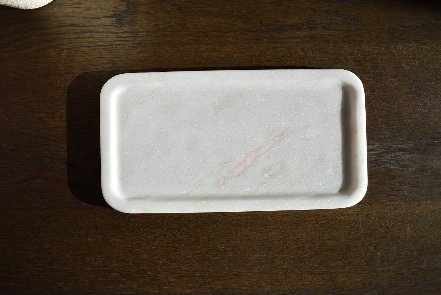 Pink Marble Tray - Rectangle