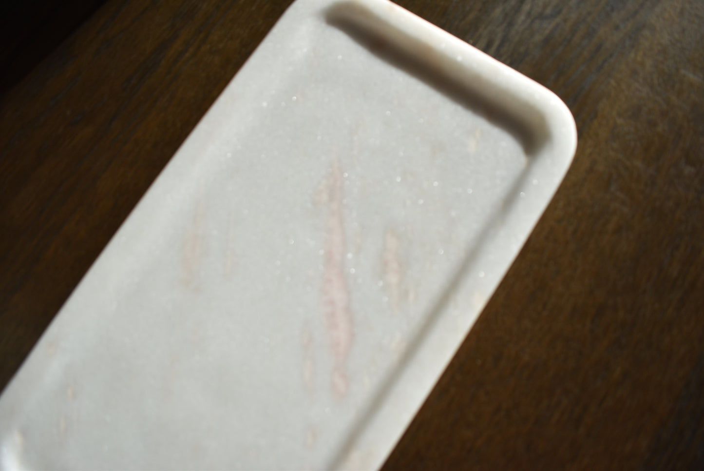 Pink Marble Tray - Rectangle