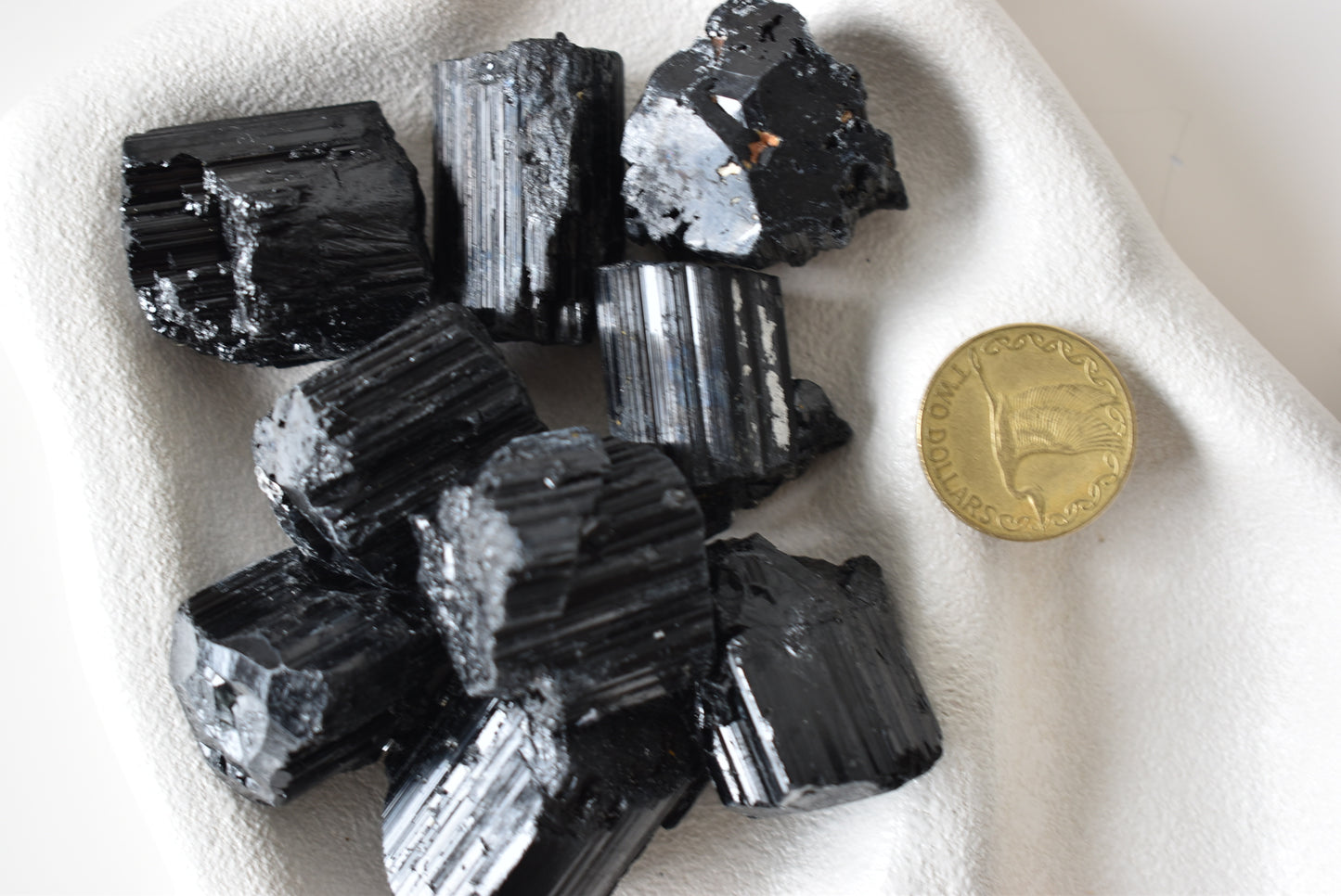 High Grade Black Tourmaline Small Raw