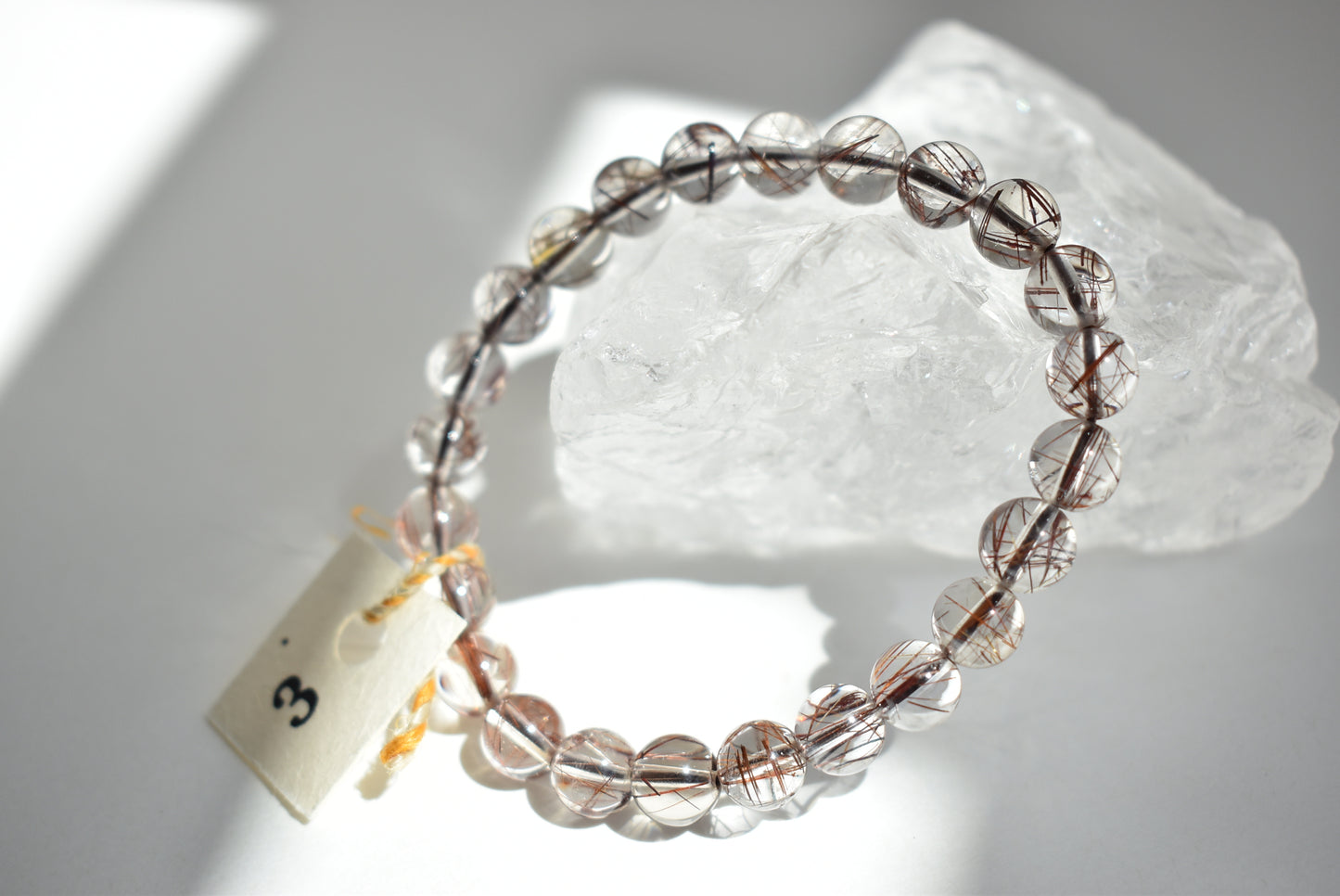 High Grade Copper Rutile Quartz Bracelet 8mm #3 (video)