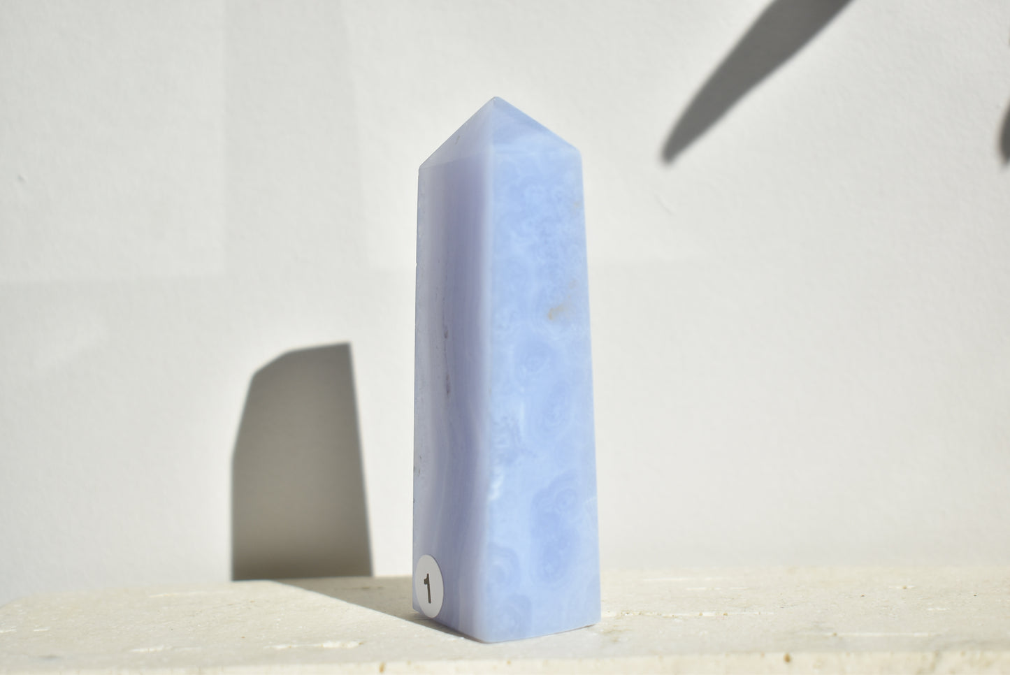 Blue Lace Agate Point #1