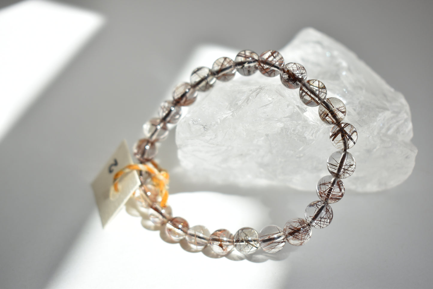 High Grade Copper Rutile Quartz Bracelet 8mm #2 (video)