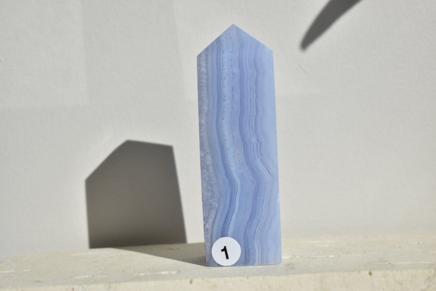 Blue Lace Agate Point #1