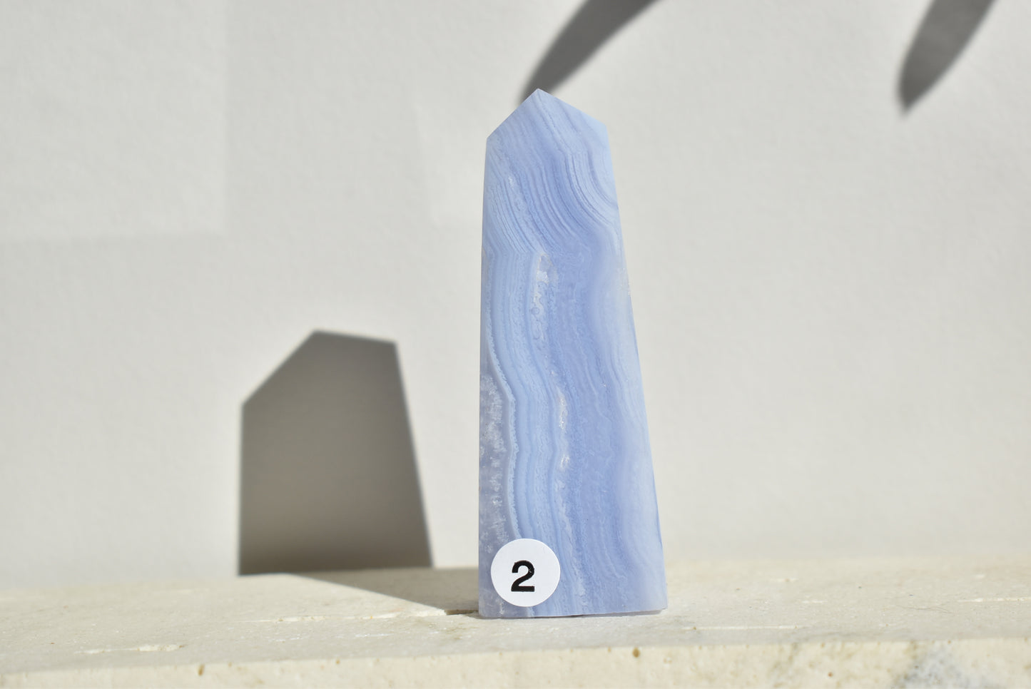 Blue Lace Agate Point #2