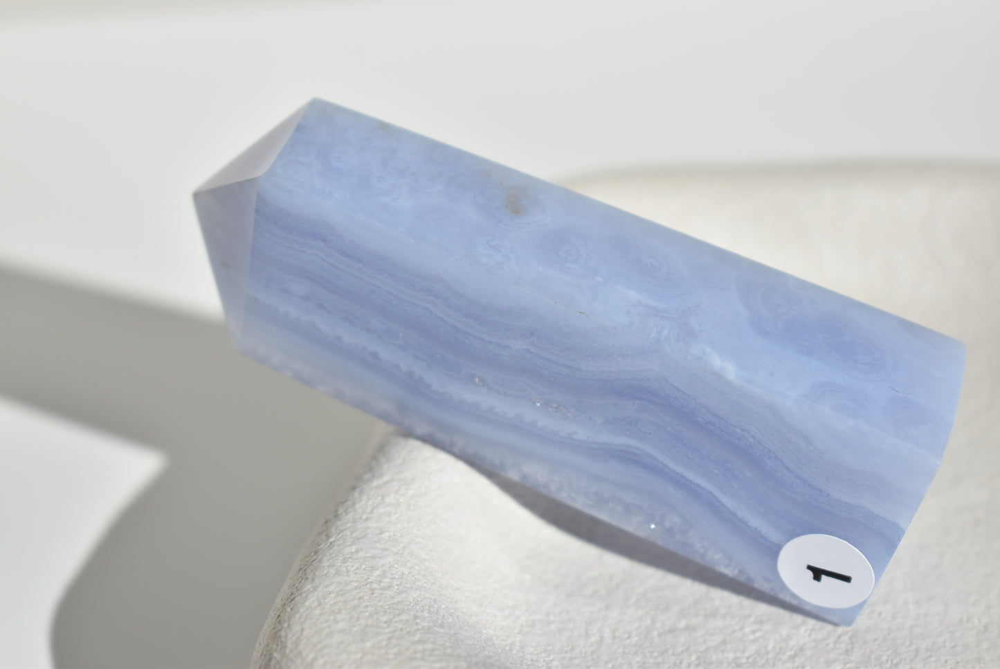 Blue Lace Agate Point #1