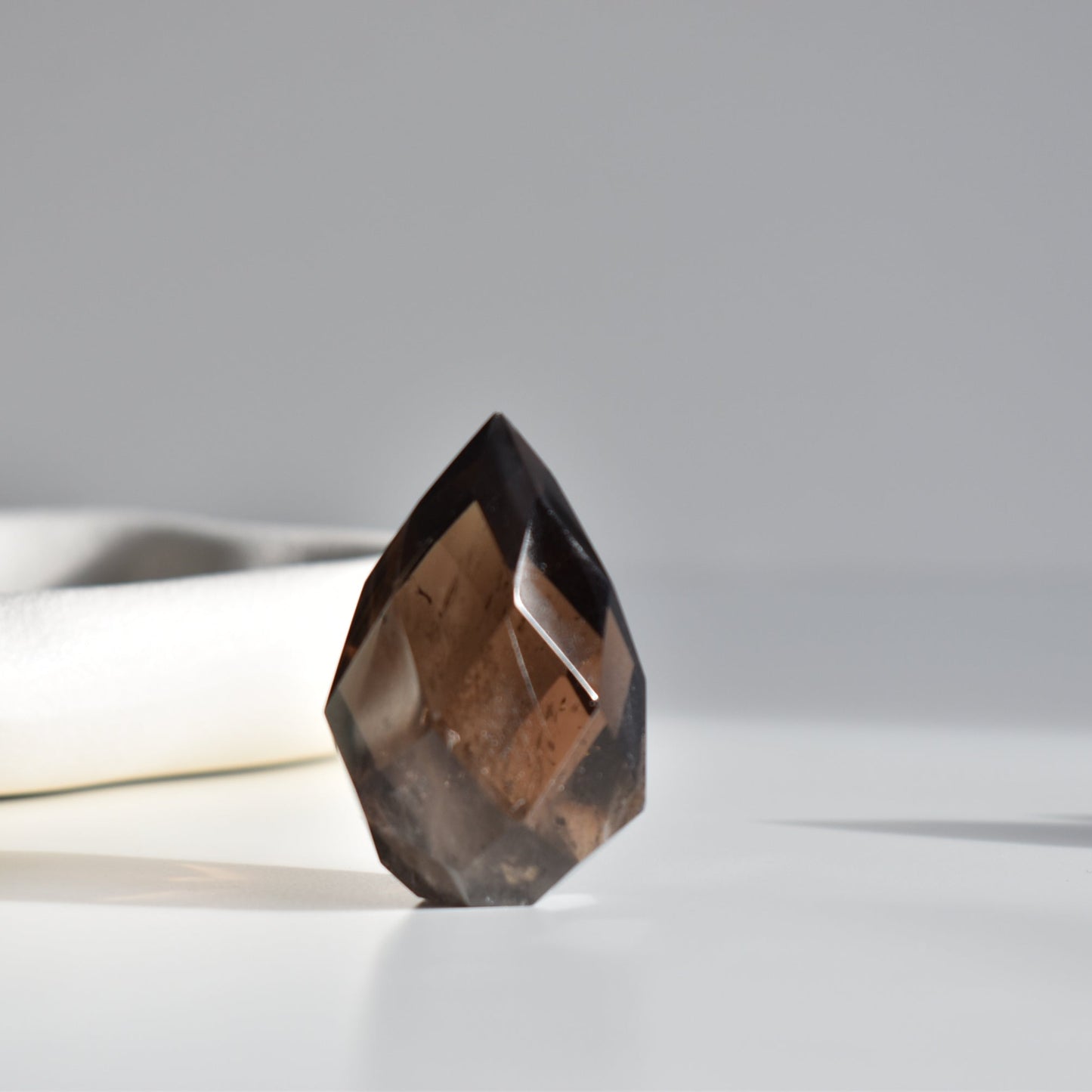Smoky Quartz Faceted Tower #3