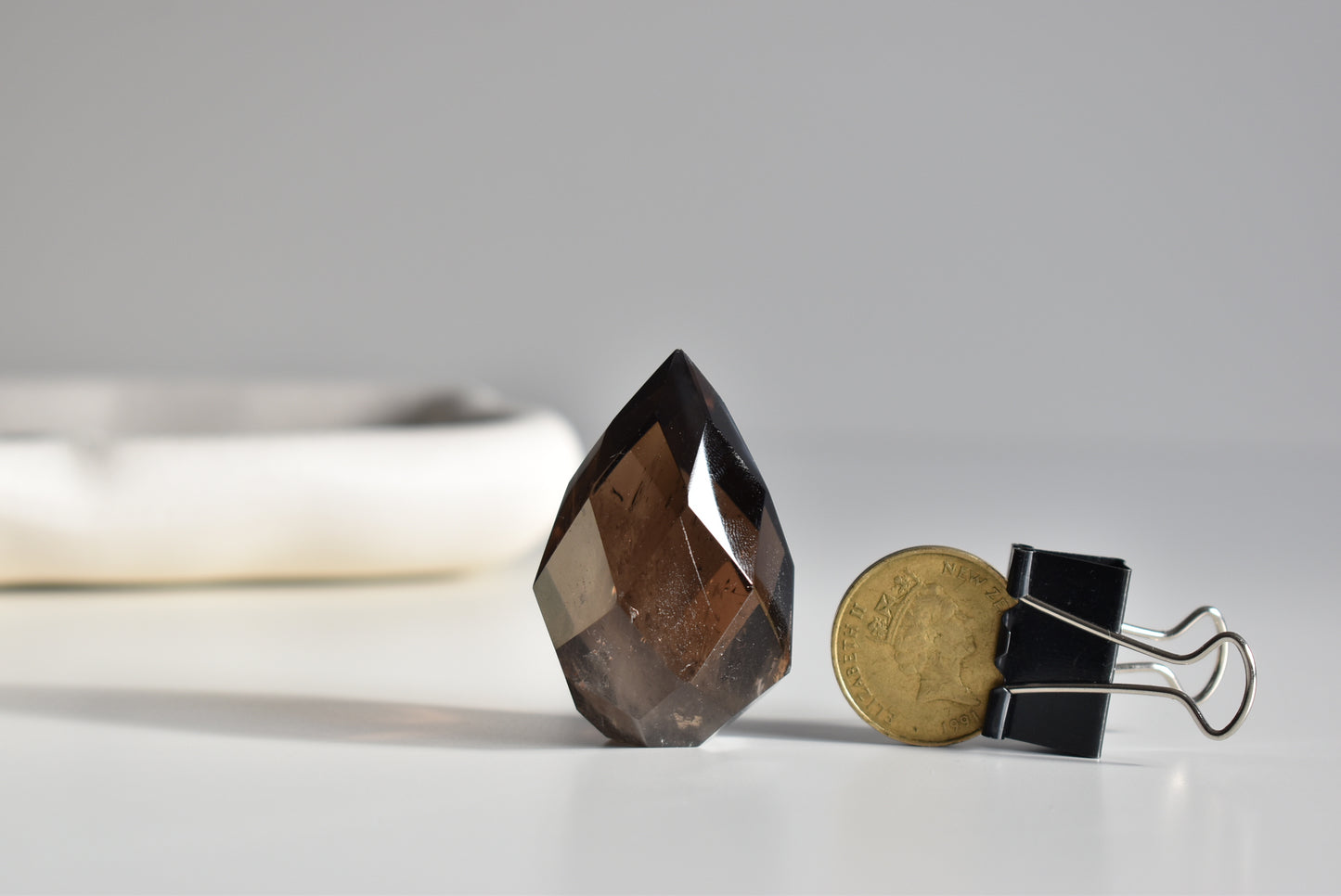 Smoky Quartz Faceted Tower #3