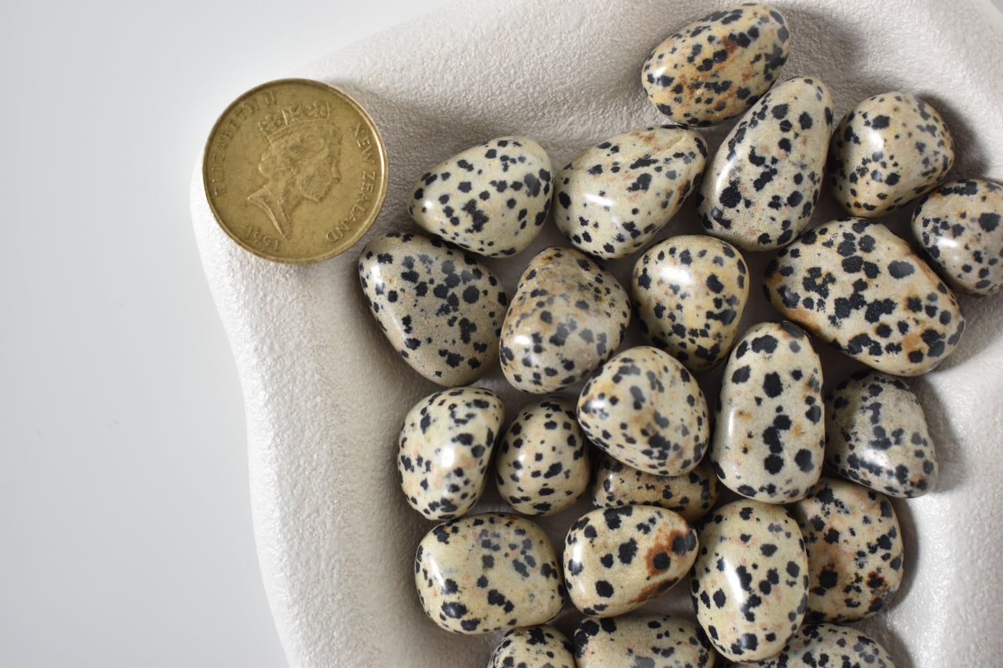 Dalmatian Jasper Tumbles
