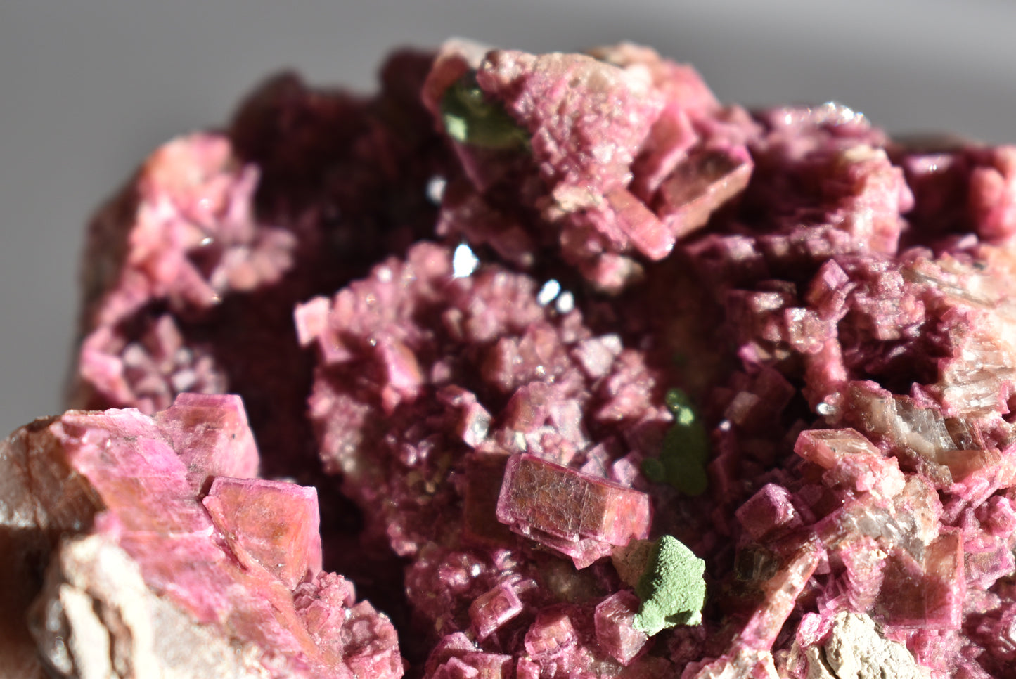 Cobaltoan Calcite with Malachite 304g