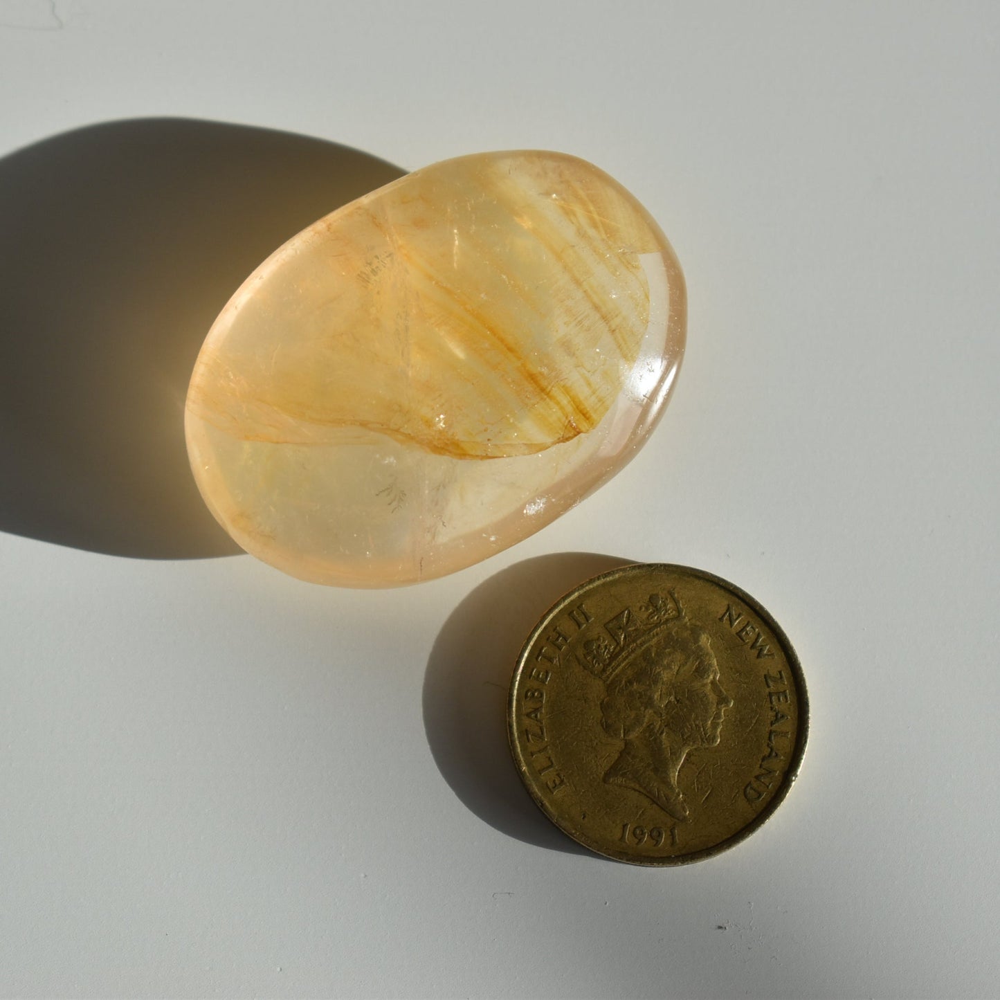 Golden Healer Palm Stone