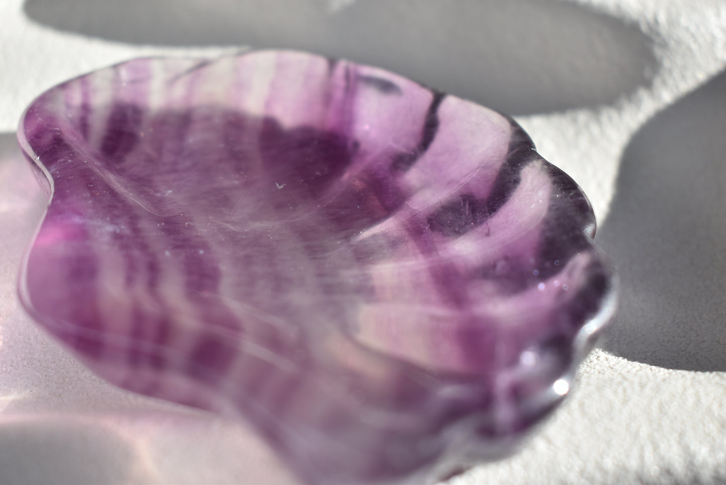 Fluorite Shell Bowl #1