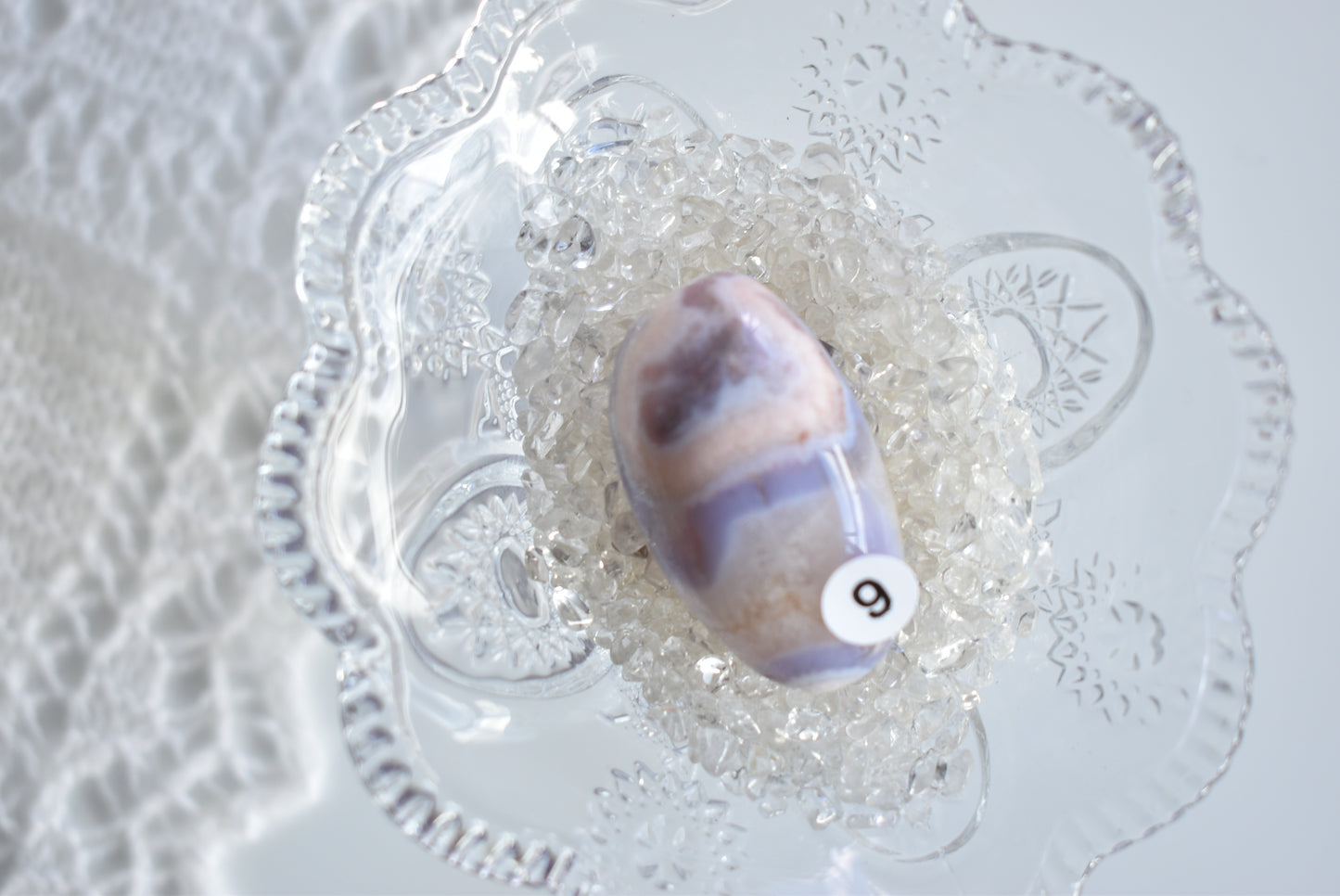 Blue Flower Agate Shiva #9