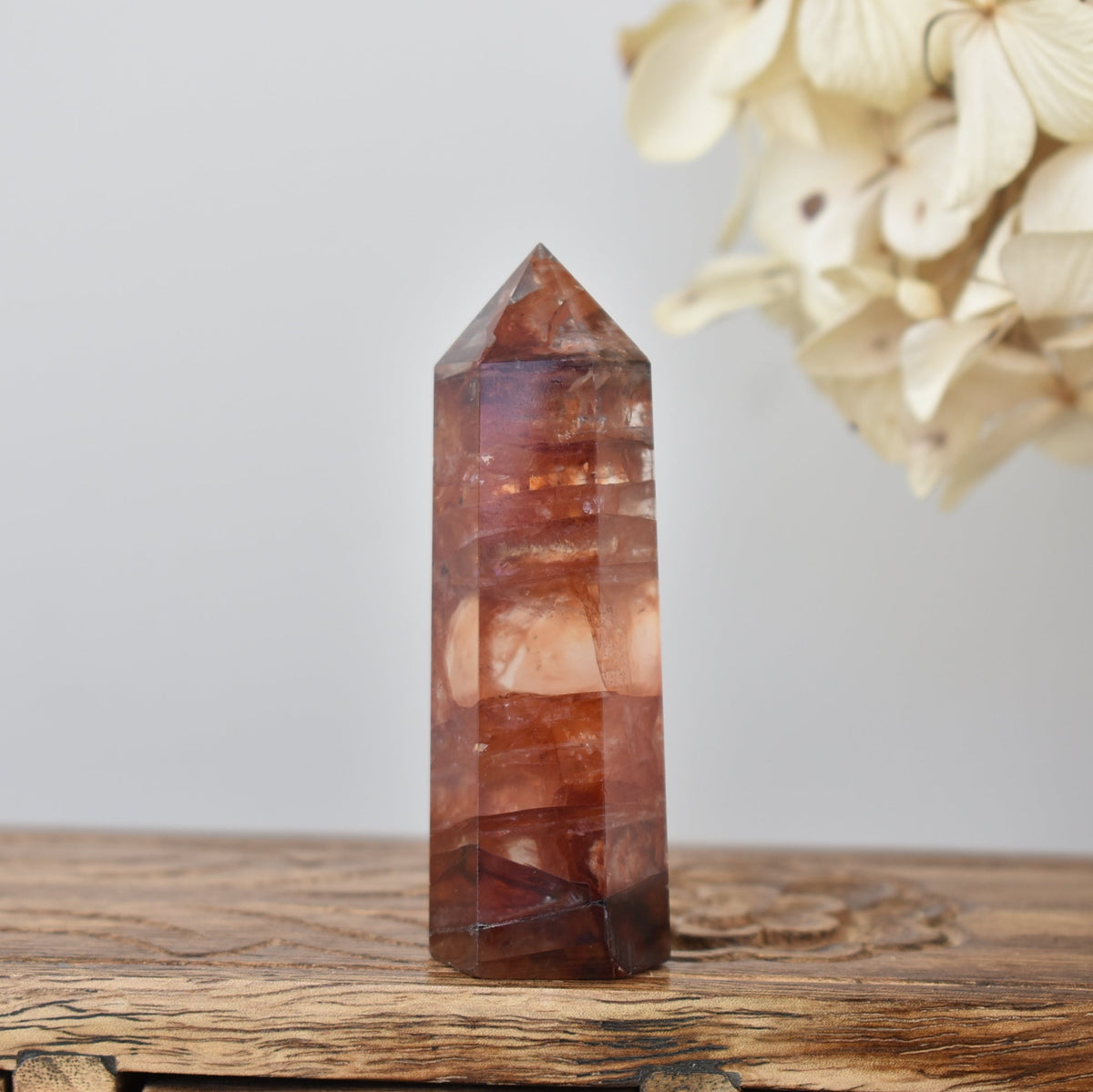 Fire (Hematoid) Quartz Point #1