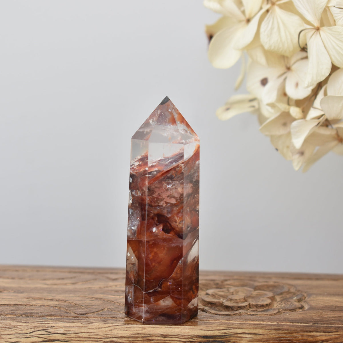 Fire (Hematoid) Quartz Point #2