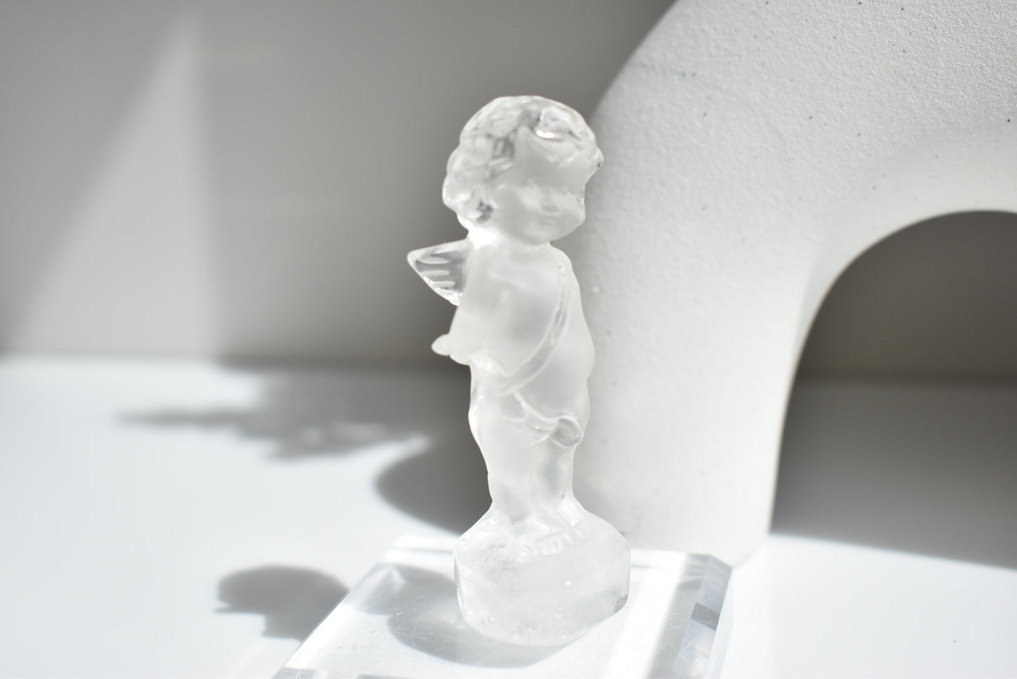 Clear Quartz Cupid #3