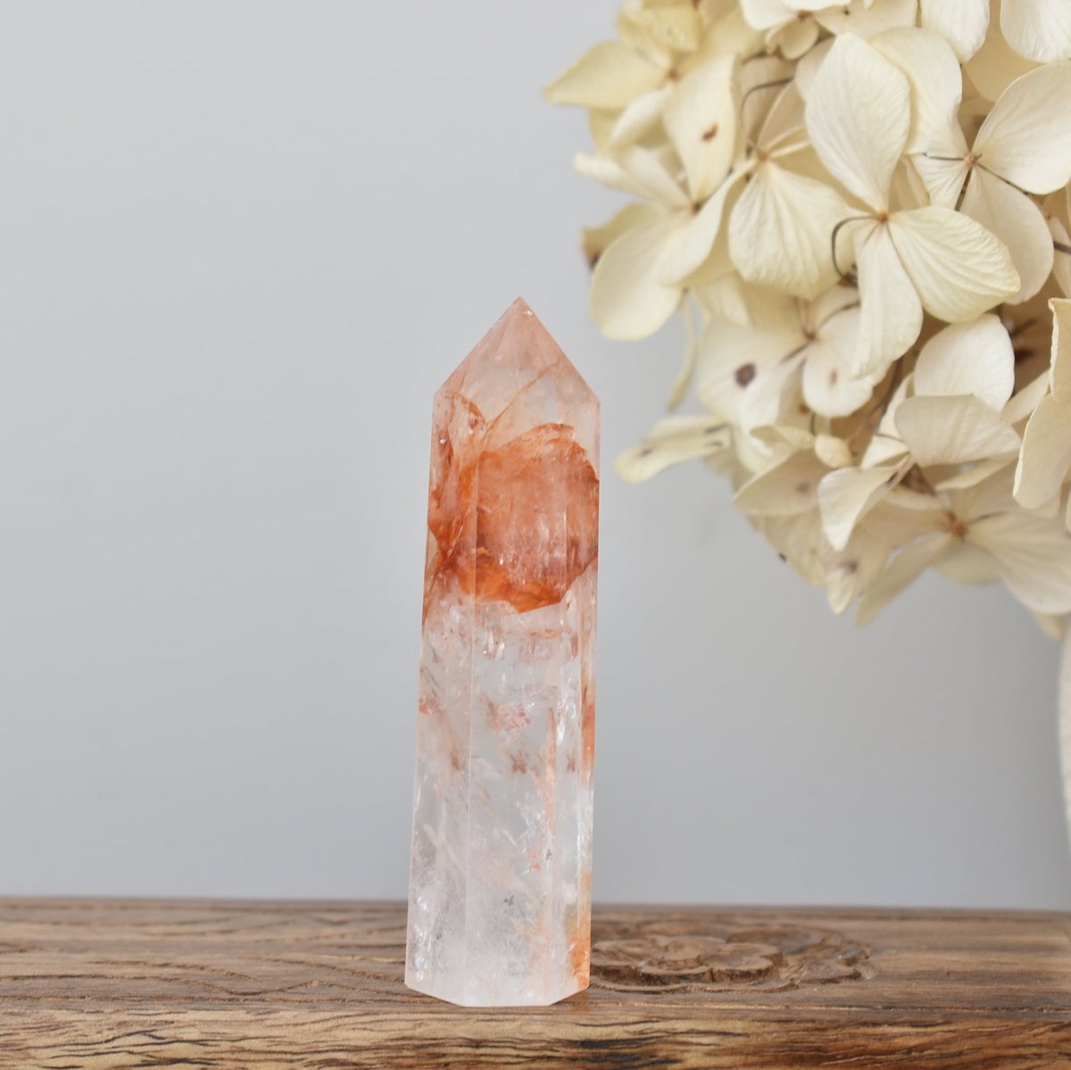 Fire (Hematoid) Quartz Point #3
