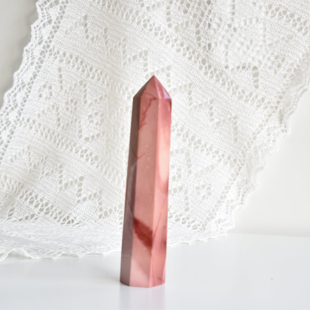Pink Mookaite Tower #3