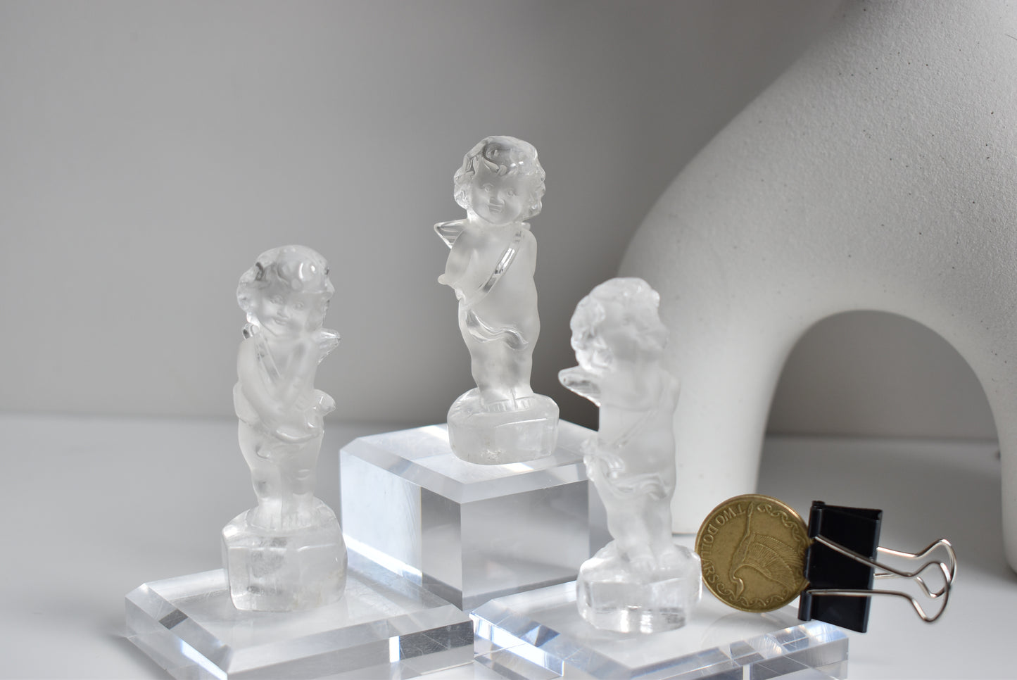 Clear Quartz Cupid #2