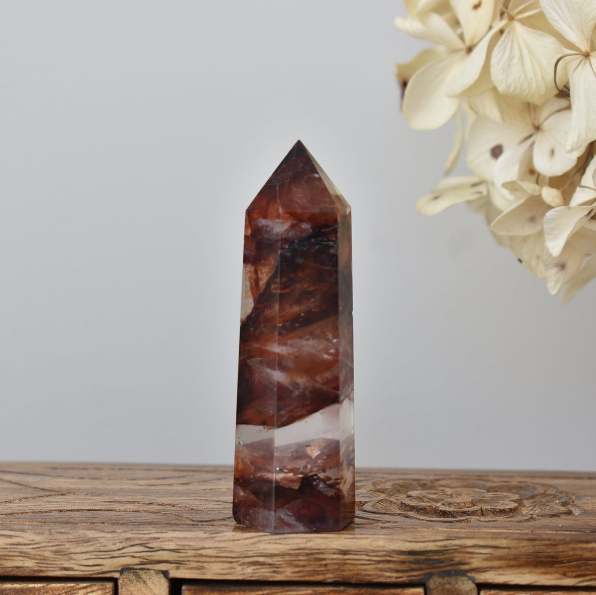 Fire (Hematoid) Quartz Point #6