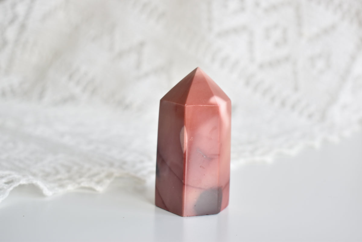 Pink Mookaite Tower #1