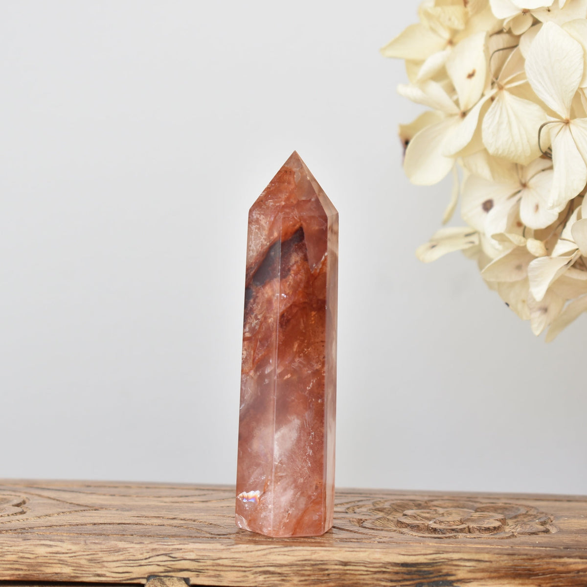 Fire (Hematoid) Quartz Point #8