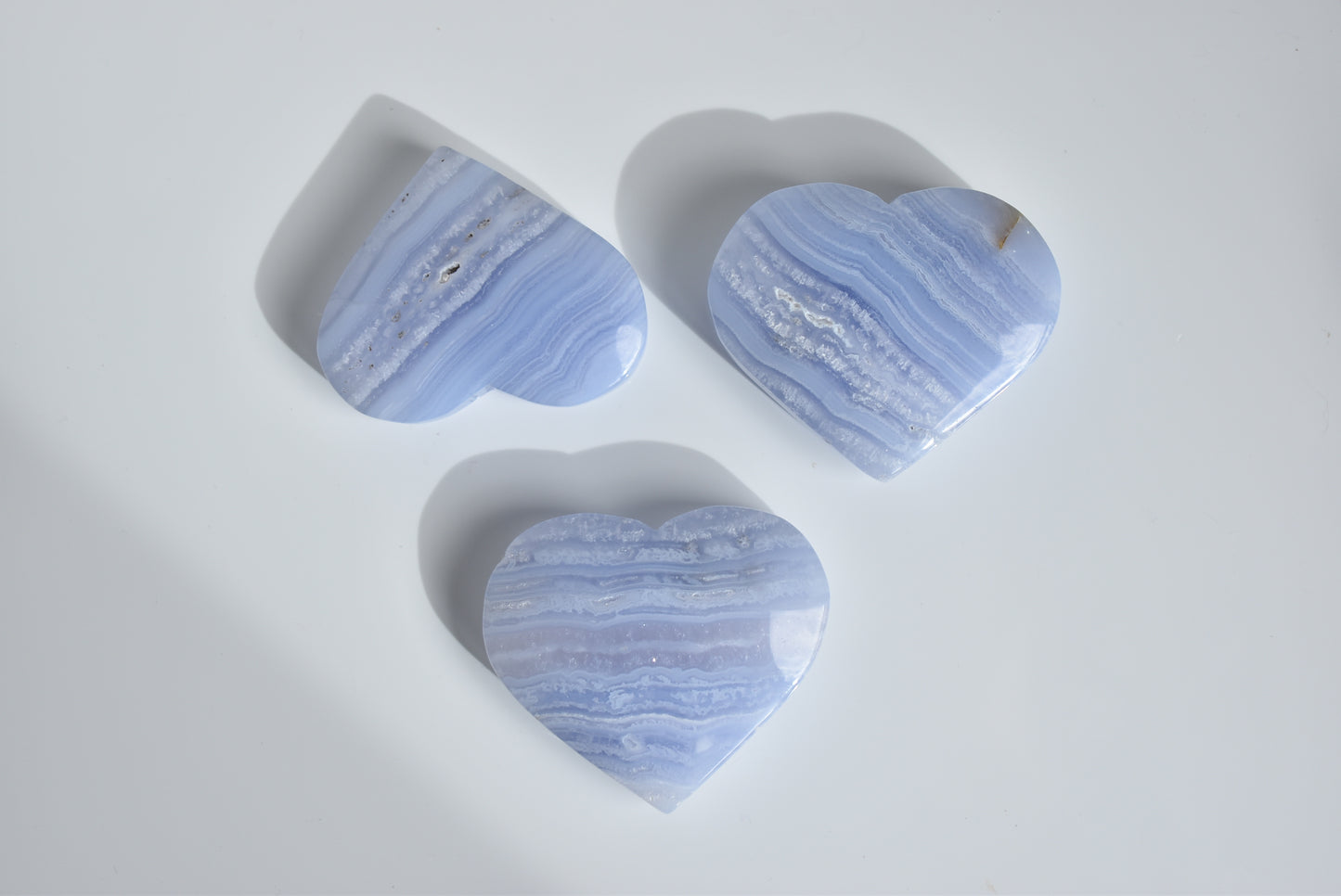 Blue Lace Agate Heart #3