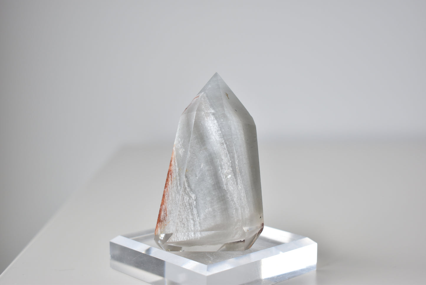 Thousand Layer White Lodolite Point (video)