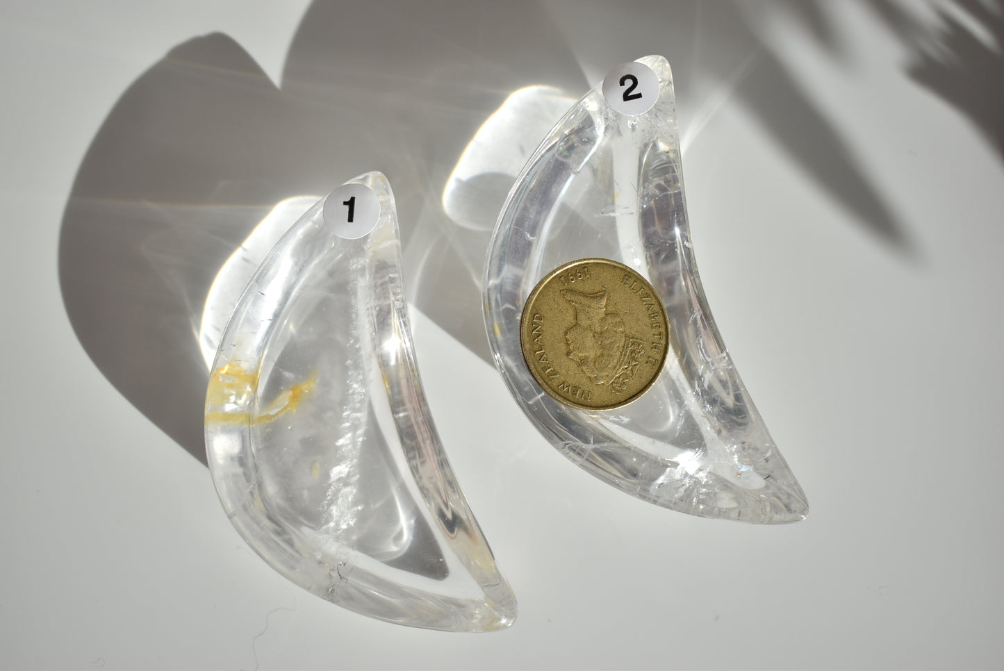 Clear Quartz Moon Bowl