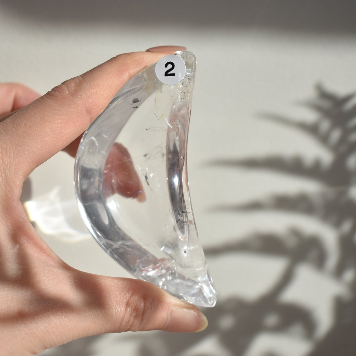 Clear Quartz Moon Bowl