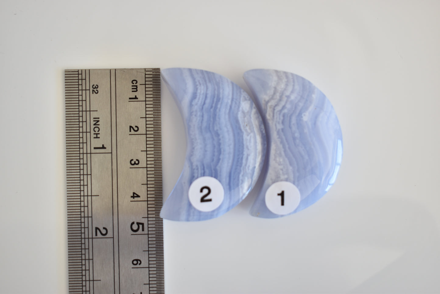 Blue Lace Agate Moon