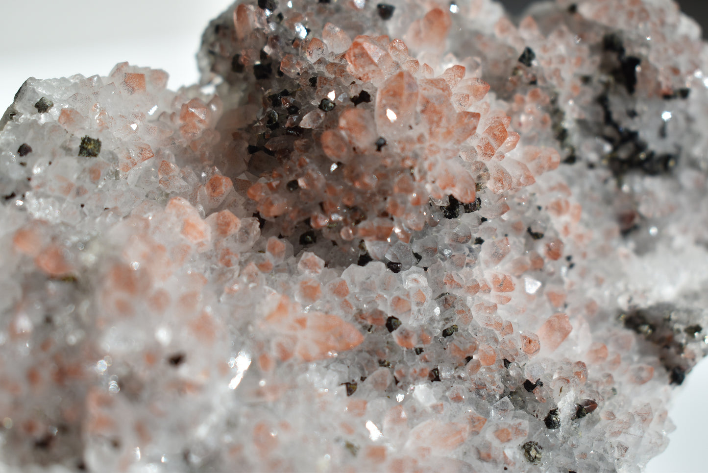 Red Hematoid Quartz with Galena and Pyrite Cluster 393g
