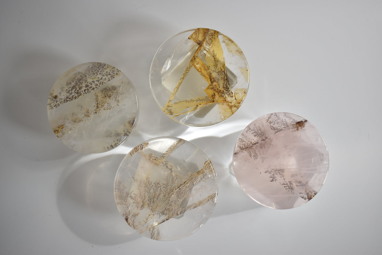 AAA+ Grade Dendritic Quartz Crystal Round (Rare) #4